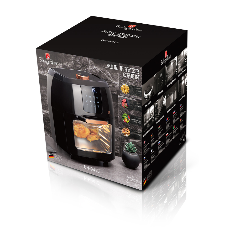 Air Fryer Oven Berlinger Haus BH-9415 Black Rose Collection