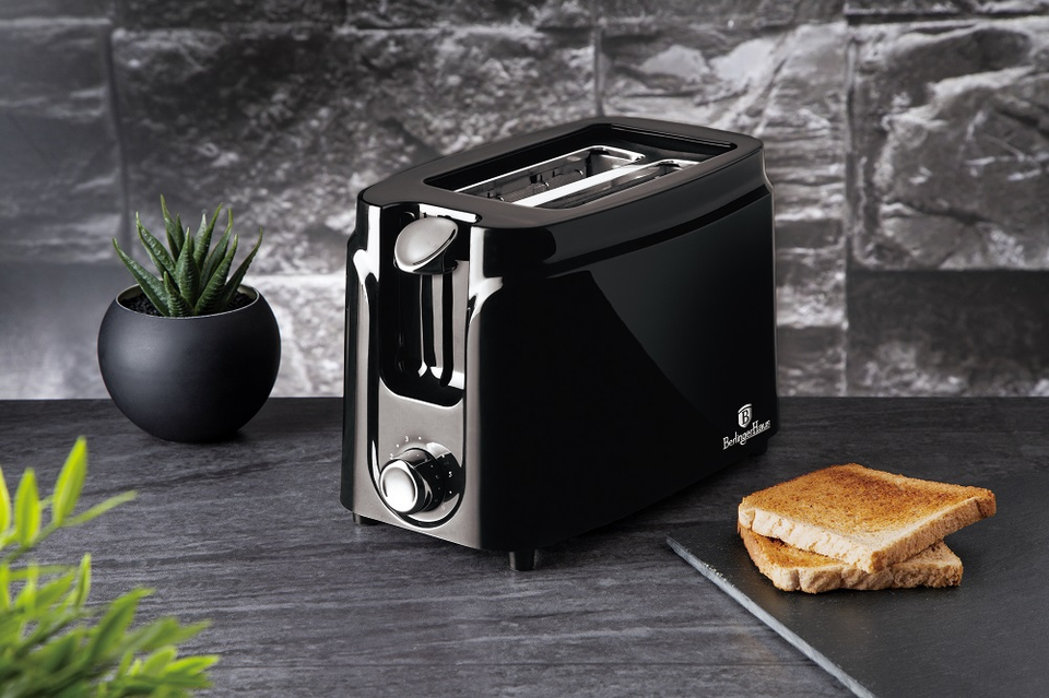 2-Slice Toaster Berlinger Haus BH-9376 Black Silver