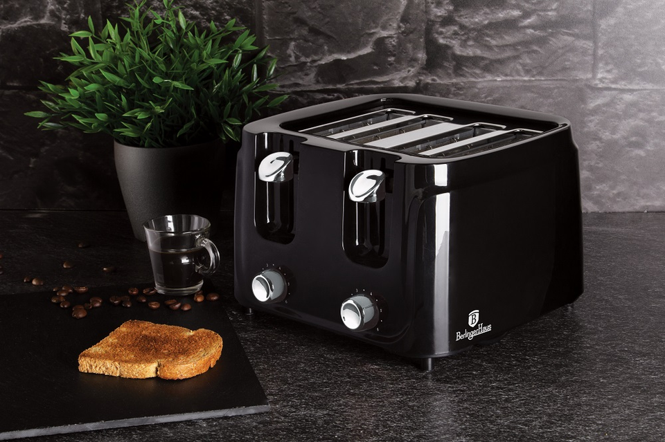4-Slice Toaster Berlinger Haus BH-9241 Black Silver Collection