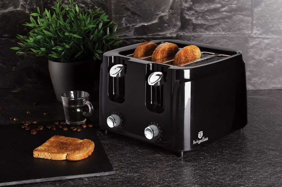 4-Slice Toaster Berlinger Haus BH-9241 Black Silver Collection