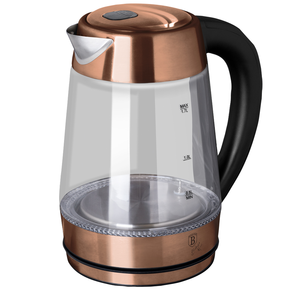 Glass Kettle Berlinger Haus BH-9129 Rose Gold Collection