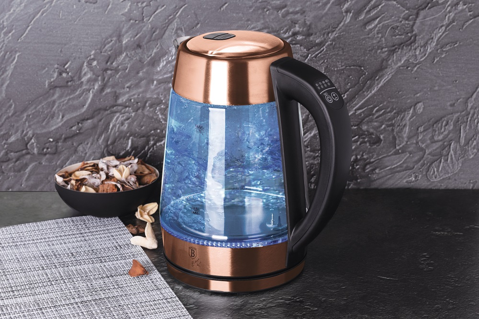 Glass Kettle Berlinger Haus BH-9129 Rose Gold Collection