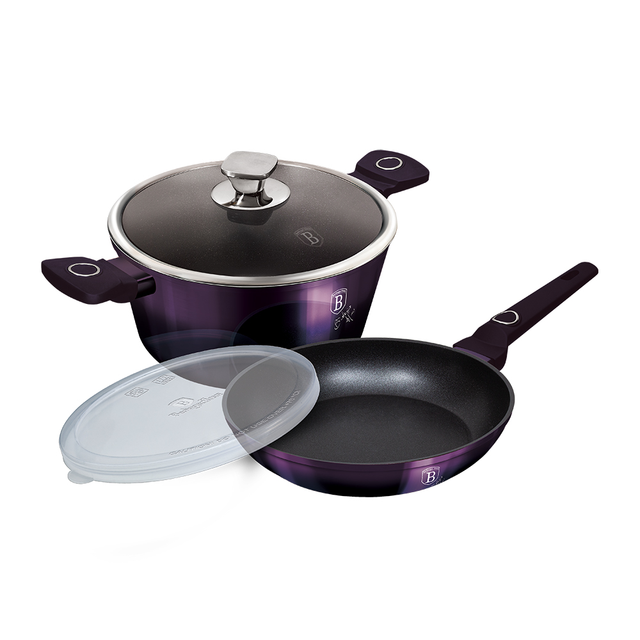 5-Piece Cookware Set Berlinger Haus BH/7102 Prple Collection