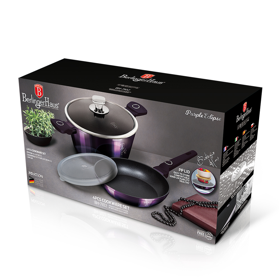 5-Piece Cookware Set Berlinger Haus BH/7102 Prple Collection