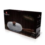 Grill serpenyő fedővel (28 cm)