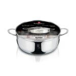 Alacsony lábas fedővel (4 L)