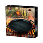 Öntöttvas kerek grill sütőlap (30 cm)