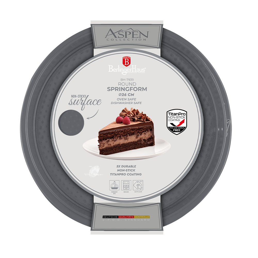 BH-7939-2.jpg Kör alakú tortaforma fedéllel (26 cm) - Image 1