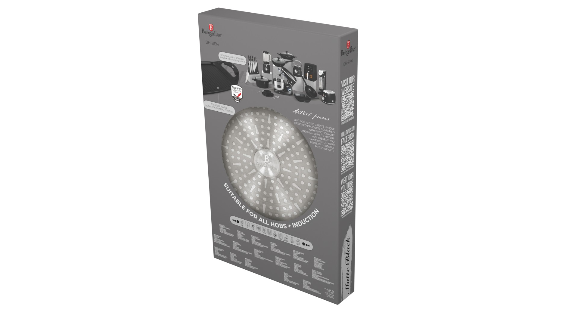 BH-8194-2.jpg Grill sütőlap (47 cm) - Image 1