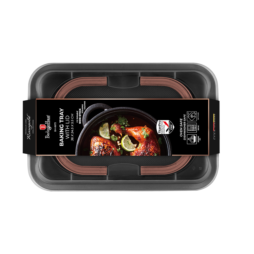 BH-8673-2.jpg Tepsi fedővel - Image 1