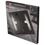 Testzsíranalizáló üveg személymérleg (180 kg)