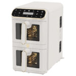 Dupla AirFryer átlátszó ablakokkal (5,5+5,5L)